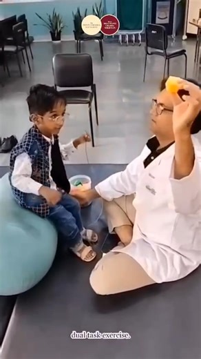 A purposeful dual-task activity combining Sit-to-Stand training with a beading task. Supports children with Cerebral Palsy, Down’s Syndrome, and other physical disabilities by improving dynamic balance, core stability, lower-limb strength, and hand–eye coordination—making movement meaningful and functional. #PCF #MBCN #DualTaskTraining #SitToStand #PediatricPhysiotherapy #SpecialNeedsCare #NeuroRehabilitation #FunctionalPlay #HandEyeCoordination #CoreStability #InclusiveCare | The Ponty Chadha F