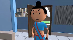 Ghar me Chintu Chinki is a cartoon comedy video with fun. | Comedy time toons