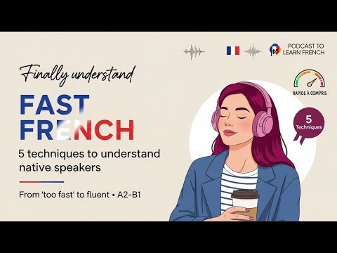 French Listening Practice | French People Talk SO FAST | How to Understand A2-B1