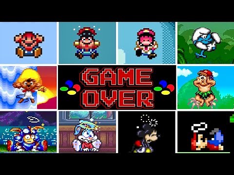 Super Nintendo games GAME OVER Screens [Vol.2]
