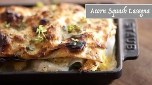 Vegan Acorn Squash Lasagna