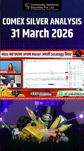 COMEX SILVER ANALYSIS 31 March 2026
