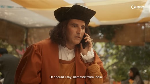 Canva’s ‘Hysterical Historical Café’ ad campaign serves up creative brilliance with a side of humour