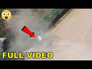 Kimi Antonelli crash video | Kimi Antonelli crashes into the barriers in FP1 debut at Monza