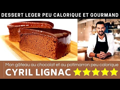 Cyril Lignac : Gâteau Chocolat au Potimarron Sans Calorie !