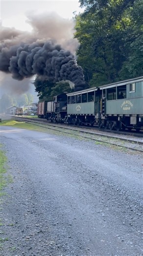 1905 Shay #5 Finishes the Day #cassscenicrailroad #westvirginia #train #steamengine #steamtrain