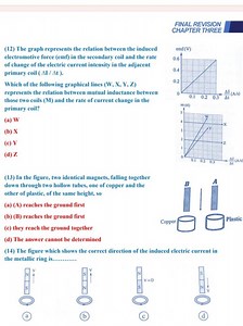 FINAL REVISION CHAPTER THREE (12) The graph represents the rela... | Filo