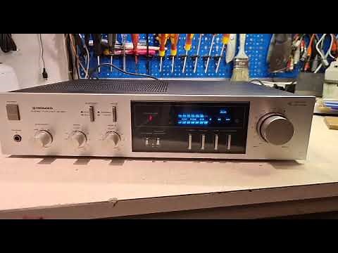 PIONEER SA-620 amplifer classic 80' blue line -test-