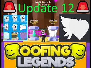 [🚨UPDATE 12🚨] Oofing Legends NEW 💫HOLY EGG! 🥚