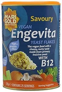 Amazon.com: MARIGOLD HEALTH FOODS Engevita 酵母片 含維他命 B12 125 公克 (2 入)