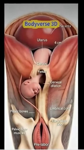 That's how a baby is born 😍❤️#pregnantlife #fyp #anatomy #birth #laboranddelivery