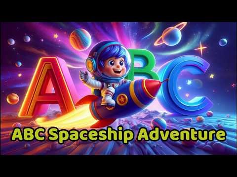 ABC Spaceship Adventure | Alphabet Song for Kids | Learn Letters A–Z in Space