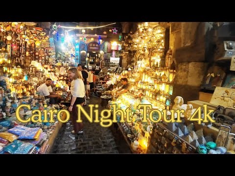Khan El Khalili Bazaar Walking Tour | Cairo’s Historic Market in 4K
