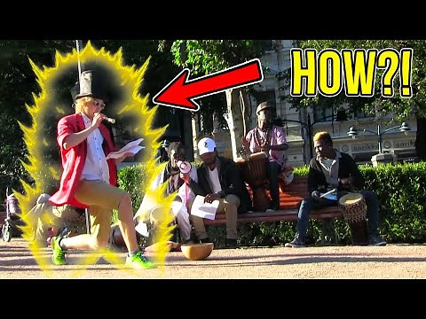 Stranger joins in from CROWD?! Surprise DUET Street Performance (Recorder in Public CRINGE)