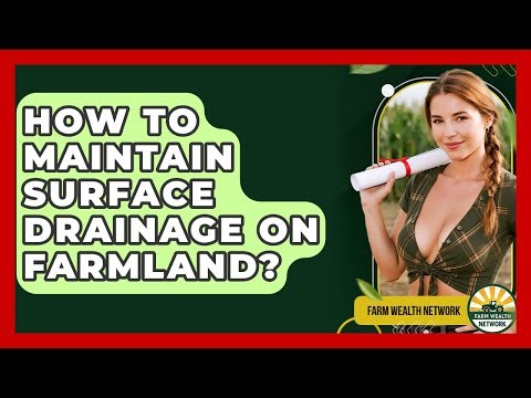How To Maintain Surface Drainage On Farmland? - Farm Wealth Network