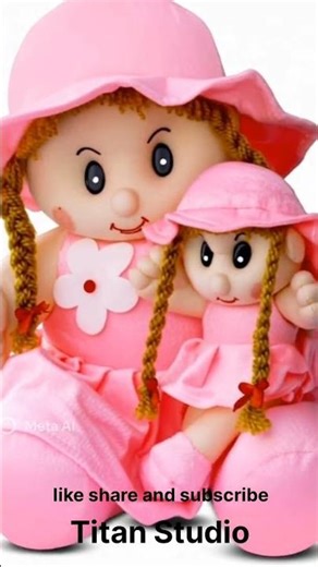 👩‍👧 Mother Daughter Soft Doll | Cute Gift 🎀#valentinegift #giftideas #toys #viral #lovelydoll #cute