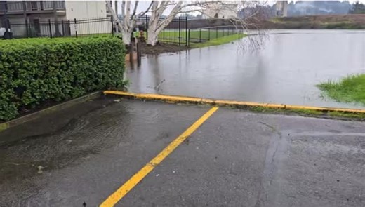 King tide in action behind Fred Meyer in Coos Bay 🌊 This video shows just how powerful these seasonal tides can be, with water pushing well beyond its usual boundaries. A good reminder of how closely our coastal community lives with the tides and why awareness, preparedness, and smart planning matter here. Stay safe out there, especially near low-lying areas. Follow Coos Bay Area RIGHT NOW 📸 Lou Baldoni #coosbay #oregoncoast | Coos Bay Area, OR