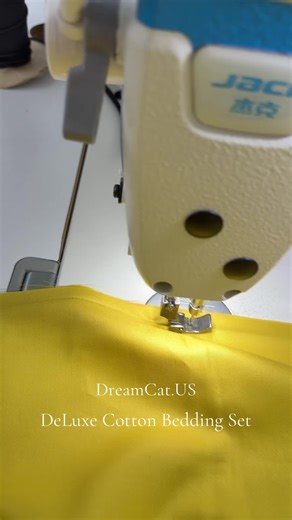 Stitch by stitch, your perfect nightwear comes to life 🧵 This mustard satin set with graphite piping is crafted with attention to every detail. Comfort and style start here!#beddingset #luxurybedding #modernbedroom #cuttingprocess