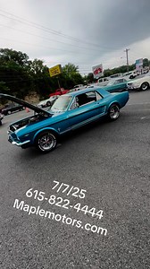 Test Drive 1966 Ford Mustang $15,900 Maplemotors.com #1966 #ford #mustang #66 #oldschool #testdrive #dealer #rides #forsale #tealgreen #289 #v8https://youtu.be/t-M1MxhSUAE | Maple Motors