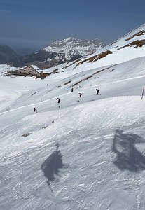 Skiing Adventures with Friends: A Lift View