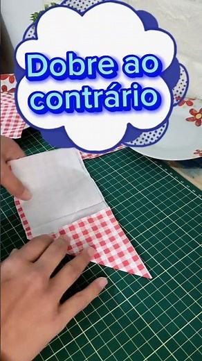 Como fazer bandeirinha com guardanapo - Faça você mesmo(a)!!