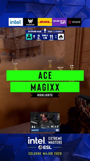magixx ACED against Aurora 👀 #ESL #gaming #esports #counterstrike2 #iemcologne2026