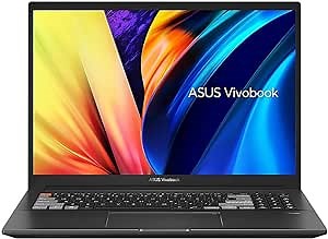 ASUS Vivobook Pro 16X Laptop, 16” WQUXGA 16:10 Display, Intel Core i7-12650H CPU, NVIDIA GeForce RTX 3060, 32GB RAM, 1TB SSD, Windows 11 Home, DialPad, Black, N7601ZM-DB77