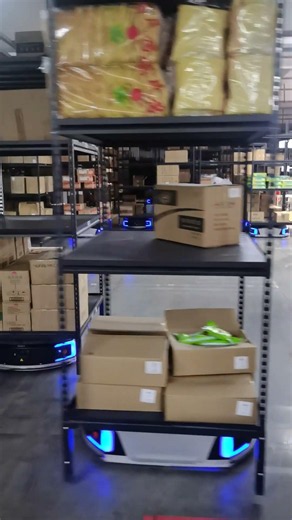 Smart Warehouse Automation in Action | AGV Robots & Intelligent Racking System