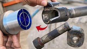 Unique Way of Modernising The Damaged Part of a Broken Square Socket & Connecting it to Another Part | Videos live 6
