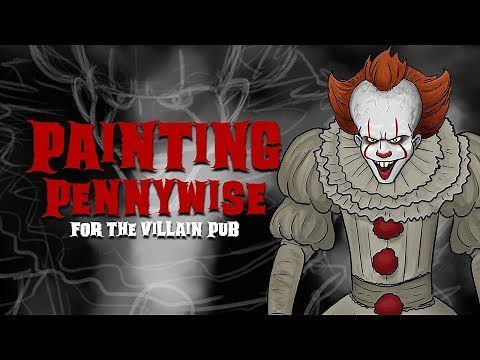 Painting Pennywise for the Villain Pub