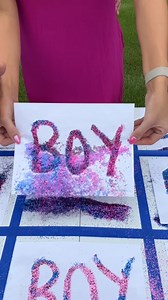 774K views · 3.3K reactions | Tic Tac Toe Glitter Gender Reveal! | Cameron Evans | Facebook