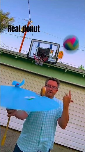Real donut spin #circus #funny #skills #donut #circus #fun #delicious