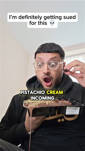 I'm DEFINITELY getting Sued for this 💀 #dubaichocolate #kunafa #tiktok #fyp #foryou