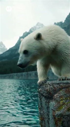 Canadian polar bear #polarbear #bear #canadian #wildanimals #animals #animalshorts #funnyshorts
