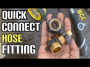 How Quick Connect Hose Fittings Work
