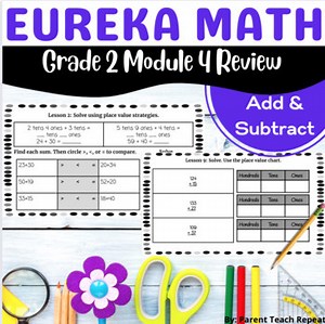 Engage NY {Eureka} Math Grade 2 Module 4 Review Packet Add Subt Word Problems
