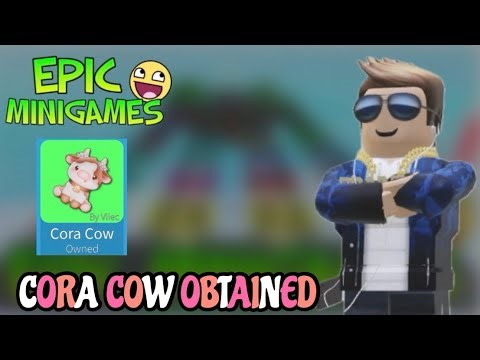 I Obtained The Cora Cow In Roblox Epic Minigames Easter 2026 Update🐮