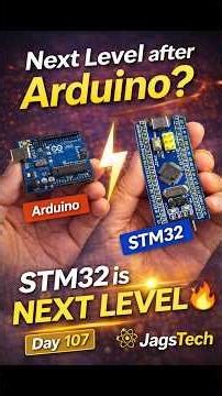 Day 107 of Daily Dose of Electronics💡#STM32 #stm32 #bluepill #jagstech #electronics #robot #arduino