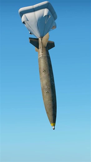 Russian FAB-500 Parachute Bomb Drop