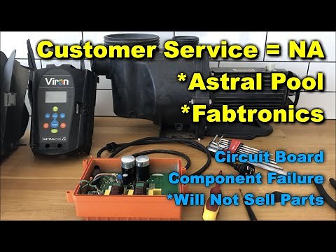 Astral Pool Fabtronics Viron P320 Pool Pump Failure - Customer Service & Spare Parts Experience