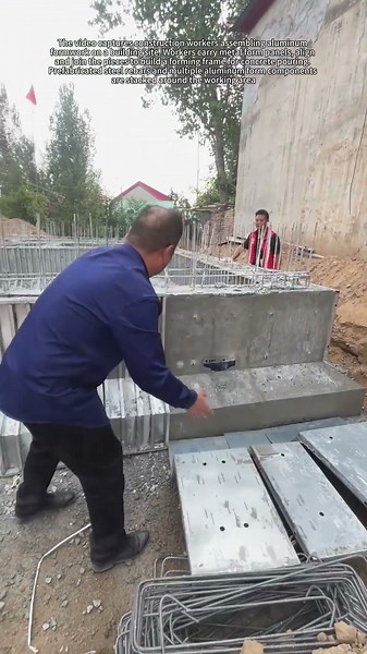 Assembling Aluminum Formwork: Precise Framing for Concrete Walls