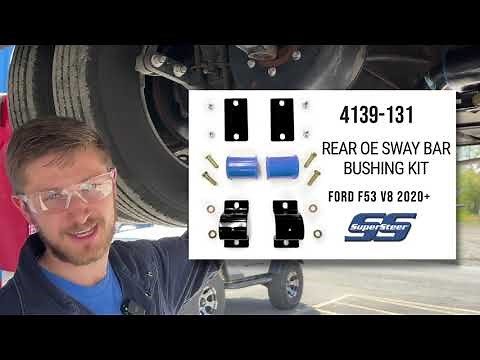 Ford F53 V8 2020+ | Upgrading Rear Sway Bar Bushings: Installation Guide for part #4139-131