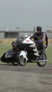 Batman rides the Batcycle (1966)
