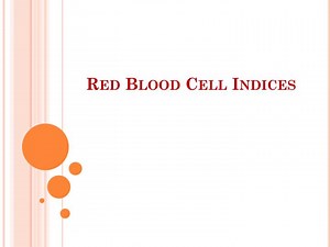 PPT - Red Blood Cell Indices PowerPoint Presentation, free download - ID:1929895