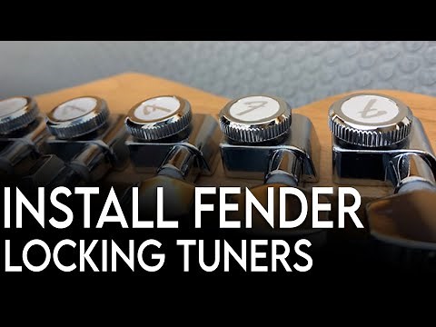 How To Install Fender Locking Tuners