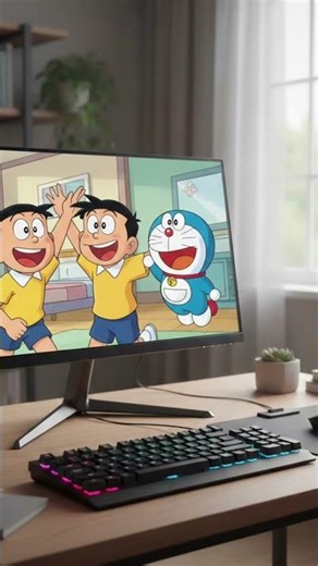 Doraemon computer photo