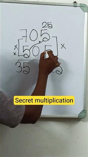 Secret multiplication #trending #viral #shortsfeed #maths #education #mathstricks #ytshorts #new