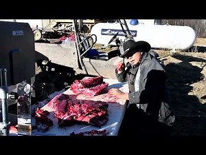 Moose Butchering and Cutting: Cutting Moose Ribs
