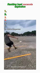 Ranking Best Coca-Cola Explosion 💥#12 #shots | Ranker Shots