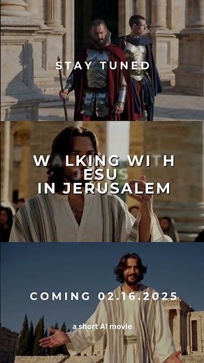 Jesus in Jerusalem: A Short AI Movie | Trailer 3 (02.16.2025) #history
